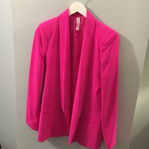 Mural Hot Pink Blazer - Small